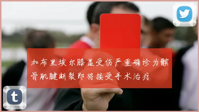 加布里埃尔膝盖受伤严重确诊为髌骨肌腱断裂即将接受手术治疗